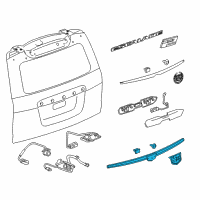 OEM Cadillac Escalade Applique Diagram - 84689566