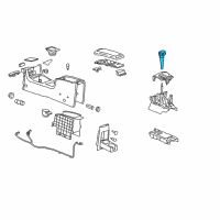 OEM 2004 Chevrolet Malibu Handle Asm-Automatic Transmission Control Lever *Gray Diagram - 22703014