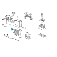 OEM Chevrolet Malibu Liner-Front Floor Console Front Cup Holder *Black Diagram - 15813090