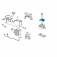 OEM 2005 Chevrolet Malibu Indicator Asm-Automatic Transmission Control (Poa) Nml-707-*Gray Diagram - 22703009