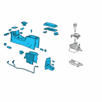 OEM 2005 Chevrolet Malibu Console Asm-Front Floor *Neutrl M D Diagram - 15232619