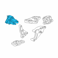 OEM 2020 Buick Encore Upper Transmission Mount Diagram - 42390994