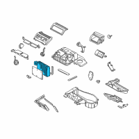 OEM 1998 Oldsmobile Silhouette Evaporator Diagram - 52494507