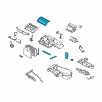 OEM Pontiac Seal Kit, A/C Evaporator Diagram - 52478813