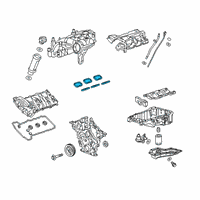 OEM Buick Regal Sportback Intake Manifold Gasket Set Diagram - 12648665