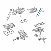 OEM 2020 Cadillac XT6 Oil Tube Diagram - 12672635