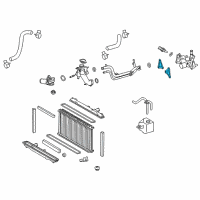 OEM 2010 Lexus GS450h Gasket, Water Outlet Diagram - 16341-AD010