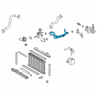 OEM 2008 Lexus IS350 Pipe Sub-Assy, Water Outlet Diagram - 16306-31031