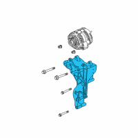 OEM GMC Savana 2500 Bracket Diagram - 12554030