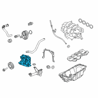 OEM Ford Fiesta Oil Pump Diagram - 98MZ-6600-C