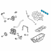 OEM 2017 Ford Fiesta Manifold Gasket Diagram - 4M5Z-9439-A