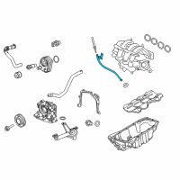 OEM 2014 Ford Fiesta Tube Diagram - BE8Z-6754-E