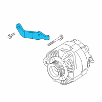 OEM 2016 Nissan Pathfinder Stay-Bar Adjust Diagram - 11715-JA10B