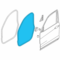 OEM 2016 BMW X4 Door Weatherstrip, Front Diagram - 51-33-7-380-931