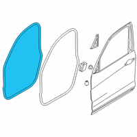 OEM 2016 BMW X4 Edge Protection, Door, Front Diagram - 51-72-7-380-922