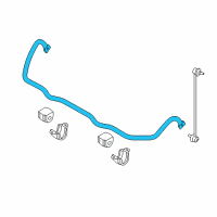 OEM 2009 BMW M5 Stabilizer, Front Diagram - 31-35-6-768-080