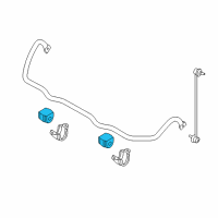 OEM BMW 525xi Stabilizer Rubber Mounting Diagram - 31-35-6-770-003