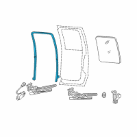 OEM Ford Run Channel Diagram - DC3Z-2625766-A