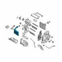 OEM 2019 Kia Sorento Core & Seal Assembly-Heater Diagram - 97138C6000