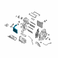 OEM 2017 Kia Sorento Core & Seal Assembly-Heater Diagram - 97138C6000