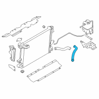 OEM 2018 Nissan Titan XD Hose-Radiator, Lower Diagram - 21503-EZ40A