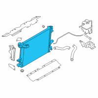 OEM 2017 Nissan Titan XD Radiator Assy Diagram - 21460-EZ40A