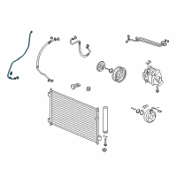 OEM 2016 Honda Accord Pipe Complete, Receive Diagram - 80341-T2F-A01