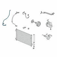 OEM 2013 Honda Accord Pipe Complete, Receive Diagram - 80341-T2F-A01