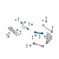 OEM 2021 BMW X3 Right Upper Control Arm Diagram - 33-30-6-871-006