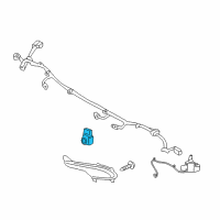 OEM Hyundai Santa Fe Sport Sensor Assembly-Ultrasonic Bws Diagram - 95720-2W100-CA