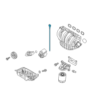 OEM 2018 Ford EcoSport Dipstick Diagram - GN1Z-6750-A