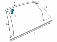 OEM 2022 Honda Civic GARNISH, L- RR Diagram - 72996-T20-A01