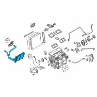 OEM 2021 Infiniti Q50 CORE ASSY-FRONT HEATER Diagram - 27140-4GF0D