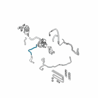 OEM 2007 Hyundai Tucson Tube & Hose Assembly-Return Diagram - 57560-2E001