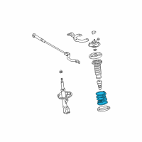 OEM 2008 Toyota Corolla Coil Spring Diagram - 48131-AB020