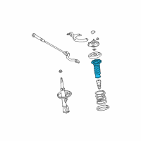 OEM 2012 Toyota Corolla Upper Insulator Diagram - 48157-02070