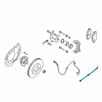 OEM 2007 Nissan Sentra Hose Assy-Brake, Front Diagram - 46210-ET82A