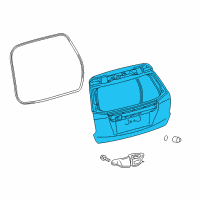 OEM Toyota Prius V Lift Gate Diagram - 67005-47480
