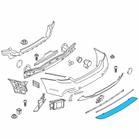 OEM BMW Rear Reflector, Rear Left Diagram - 63-14-7-848-583