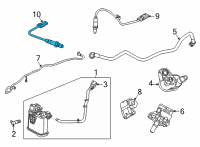 OEM 2020 Buick Encore GX Lower Oxygen Sensor Diagram - 55503721