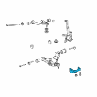 OEM 2007 Toyota Tundra Control Arm Bracket Diagram - 48626-0C011