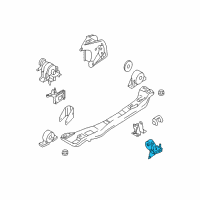 OEM 2004 Nissan Sentra Engine Mounting Insulator Assembly, Front Left Diagram - 11220-AU400