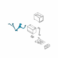 OEM Kia Optima Battery Wiring Assembly Diagram - 918502G000