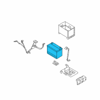 OEM 2006 Kia Optima Batteries Diagram - 3711024000U