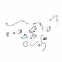 OEM 2010 Chevrolet Camaro Front Oxygen Sensor Diagram - 12617332