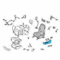 OEM 2008 Toyota Land Cruiser Cushion Shield Diagram - 71812-0R020-E0