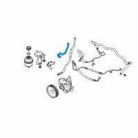 OEM 2006 BMW 650i Suction Hose Diagram - 32-41-6-850-748