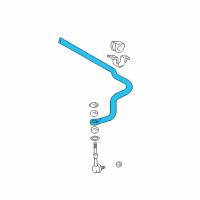 OEM 2004 Toyota Tacoma Stabilizer Bar Diagram - 48811-04110