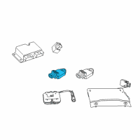 OEM Jeep Wrangler Sensor-Acceleration Diagram - 68400775AA