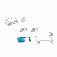 OEM Jeep Wrangler Sensor-Occupant Detection Diagram - 68297510AC